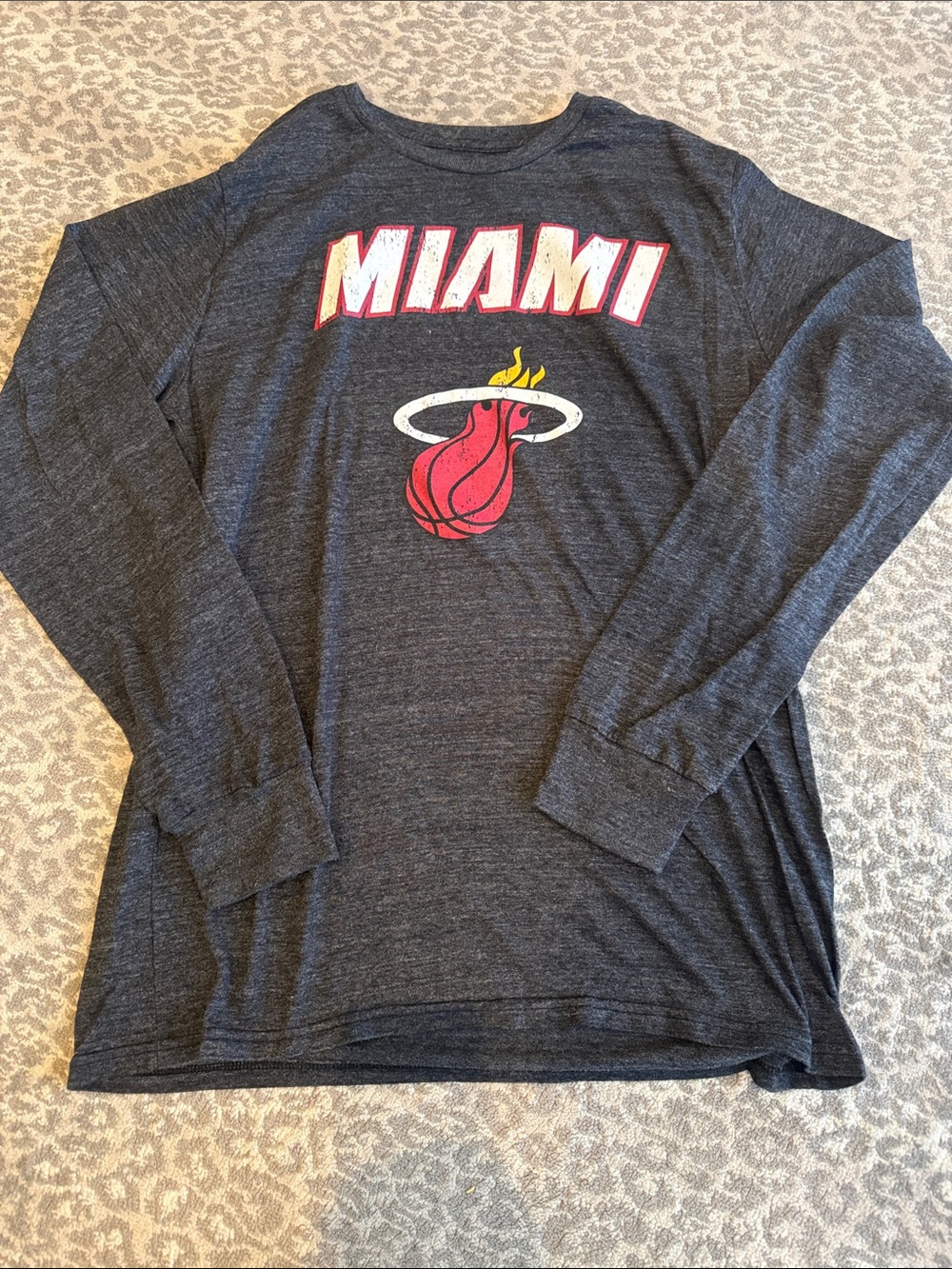 Miami Graphic Long-Sleeve Kids Top - Navy
